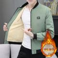 READY STOCK bomber jacket men jacket lelaki baju sweater lelaki 2020 musim luruh dan musim sejuk ditambah jaket tebal jaket lelaki jaket lelaki nipis versi versi korea slim slim plus kapas kot lelaki. 