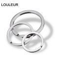 10pcs/Lot Stainless Steel Make Keychain Key Ring Flat Key Holder Split Rings Keyfob Accessories for DIY Jewelry Making Wholesale. 