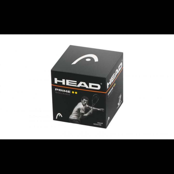 HEAD PRIME SQUASH BALL DOUBLE DOT-YELLOW