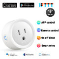 Professional Wireless Smart Home Power Socket Remote Control Socket WiFi Smart Timer Plug US Plug 16A. 
