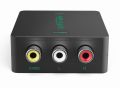 Akale 1080P HDMI to AV RCA CVBS Composite Video Audio Converter Adapter Support PAL/NTSC with HDMI Cable 3RCA Cable for PC Laptop Xbox PSTV VHS VCR Camera DVD Roku 2 Roku 3 ,Black. 