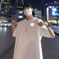 oversized shirt Men T-Shirt Half Sleeve Oversize Hip Hop Summer Top Loose Short Shirts Reflective. 