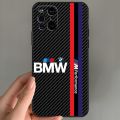 【2023】 BMW Carbon Fiber Logo Pattern Phone Case for OPPO Find X3 Neo X5 A55 A54 A16 A57 K9 K9S A92 A93 A74 A94 7 Reno 6 Pro Plus Cover. 