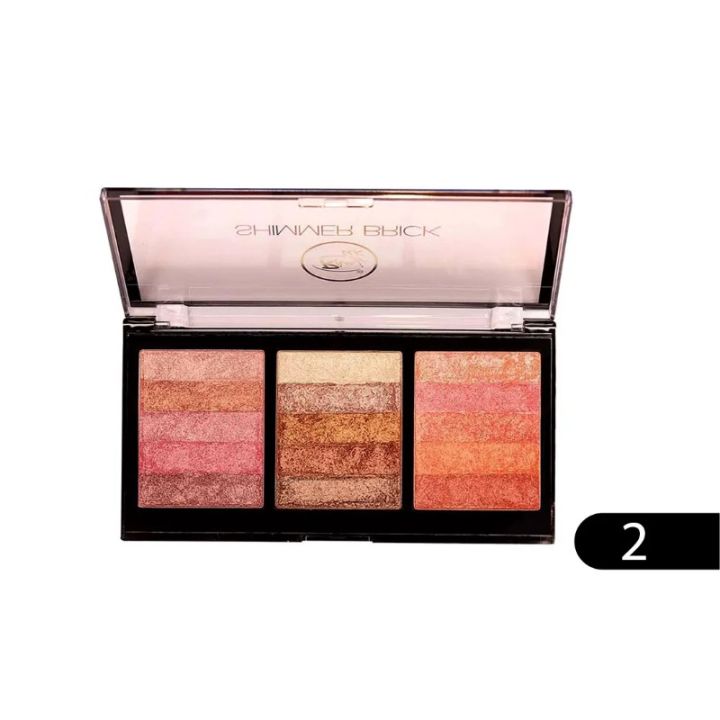 Rivaj Shimmer Bricks Highlighter Palette-02 | Daraz.pk