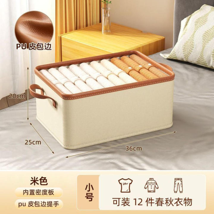 Bedroom Organization Accessories Clothes Organization Storage Solution Foldable Pants Storage Box Fabric Clothing Storage Bag Bedroom Wardrobe Organization