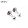 2 Pcs Titanium Surgical Stainless Steel Hipsters Small Stud Earring Punk Jewelry Gift. 