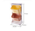 Home DIY 2- 3 Layer Storage Rack Wheels Plastic Bins Kid Toy Storage Organizer With Plastic Bins. 