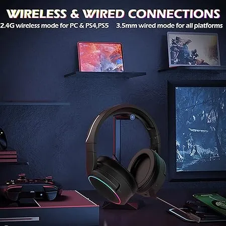 Python Fly X6 PRO Wireless Gaming Headset – 7.1 Surround Sound, Noise ...