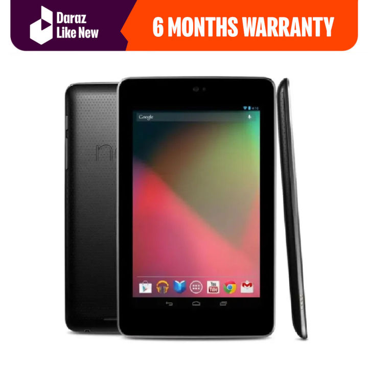 Daraz Like New Tablets - Google Nexus 7 - 1GB RAM - 16GB ROM - Android 5.1 (FREE BOOK COVER)