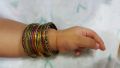Pack of 12  Metal Bangles for Babies & Toddlers (Metallic Shine Bangle for Baby Girl). 