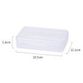 Transparent Pencil Case Clear Stationery Box for Students Large Capacity Pen Organizer Case less Than Durable Pencil Case. 