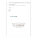 CORELLE® Tangerine Garden Open Stock Crockery (Plates, Bowls & Serveware). 
