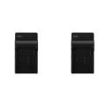 2X Battery Charger Ac Adapter for Canon Nb-2L Nb-2Lh Powershot G7 G9 S30 S40 Black. 