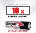 Energizer MAX AA2 Batteries, 2 PCS Alkaline Battery Cells 1.5v 100% Original. 