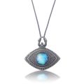 Game Bloodborne Cosmic Eye Necklaces Crow Hunter Wheel Hunter Badge Pendant Necklace Men Women Fans Cosplay Jewelry Gift. 