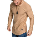 Men Blouse Long Sleeve Men Round Neck Winter Pullover Shirt. 