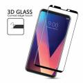 LG V30 / V30 PLUS Screen Glass Protector 3D Curved Glass Full Coverage Tempered Glass - Black. 