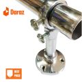 "High-Quality Steel Curtain Pipe with Strong Iron Brackets - Easy Install, Perfect for Home Decor". 