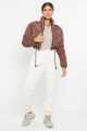 Women's Padded Crop Puffer Jacket – Warm and Stylish Winter Wear. 
