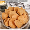Cookie Cutter Stainless Steel - Pack of 12 - Four Different Shapes - Biscuit Cutter Set. 