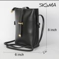 SIGMA Mini Buket Bags For Girls Cross Body Shoulder Bag Long shoulder strap. 