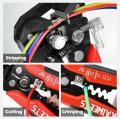 Wire Striper Multifunctional Automatic And Self Adjusting Pliers For Cable Cut Crimp High Precision Automatic Hand Tool Crimper Cable Cutter Electrician Repair Tools Automatic Wire Cutter 5 in 1, and Self Adjusting Wire Striper | Cutter | Crimper, 8 Inch. 