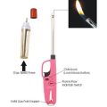BBQ Lighter Electronic Refillable Kitchen Cooker Stove Candle Camping Gas Lighter With Refill (Random Colors). 