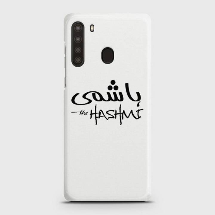 Samsung Galaxy A21 Cover - SkinLee HQ Hard Case - Caste Name Hashmi Customized Cover - SKINLEE-672-1-654-455