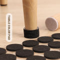 18Pcs/Sheet Thick Felt Furniture Sliders Pads Hardwood Floors Protector Non Slip Sofa Bed Table Chair Leg Cover Caps For Furniture. 