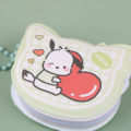 Sanrio Cute Mini Notebook Kuromi Melody Cinnamoroll Notebook New Decompression Pu Pendant Small Gift. 