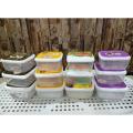 (3 in 1 )Storage container / Storage box / Box Set / Storage Box Plastic - 3pcs Set (random design). 