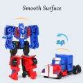 PinShang Kids Mini Optimus Prime Bumblebee Transformers Robot Toys Kid Megatron Ratchet Mirage Transformer Model Toy Car. 