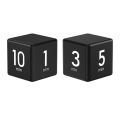 Slide Switch Productivity Timer Portable Rotating Pomodoro Timer with Led Display Adjustable Volume Cube Timer for Work Study Kitchen 1-60 Minutes Preset Sensor-controlled Favorite Two-level Volume. 