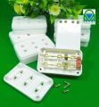 DreamsMart AC 250V/10A Extension board with 9 Feet pure 40/76 copper wire 3 sockets extension Board power 3-Ways Electric Power Supply. 