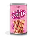 Fm Foods Snakitos Wafer Rolls Strawberry. 