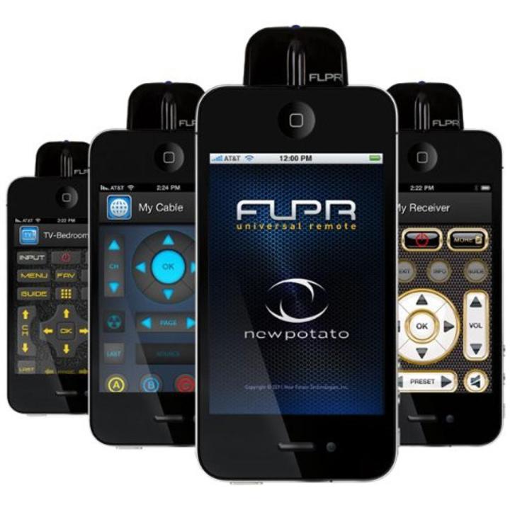 FLPR Universal Remote Control for iPhone, iPod Touch and iPad Software Black