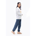  Sweat shirt For Women & Girls (Printed)  -  White. 