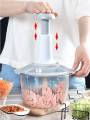 FOOD Hand Pat Manual Food Processor Chopper Cutter. 