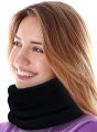 Neck Warmer - Cold Weather Face Cover & Mask Dual-Layered Fleece Neck Gaiter & Ski Tube Scarf for Men & Women (Black) - Winter Fleece Neck Warmer Tube Scarf Outdoor Double Layer Thermal Neck Gaiter. 