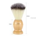 Men's Shaving Brush with Wood Handle Nylon for Men Beard Professional Barber Face Cleaning Razor Shaving Brush Tool. 