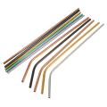 Reusable Stainless Steel Straws,Set of 10 Extra Long 10.5inch Metal Drinking Straws With 2 Brushes and Carry Bag,Environment-Friendly Straw For 20/30oz Tumblers,Beverage,Starbucks. 