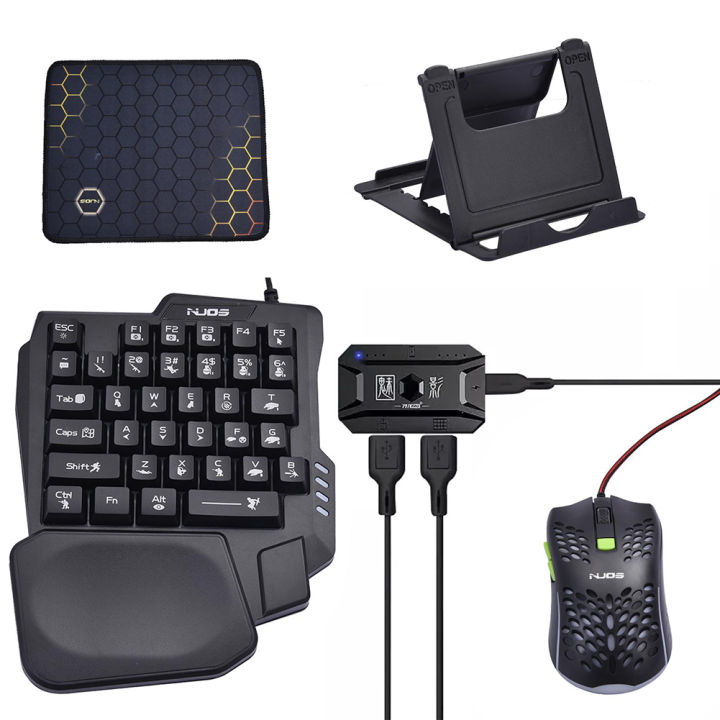 GAMING WIRELESS BLUETOOTH 5 IN 1 COMBO KEYBOARD AND MOUSE - High Quality Keyboard Mouse Wireless Gaming Kit