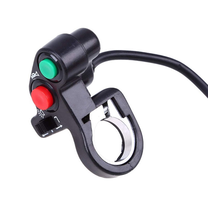 Universal%20Durable%20Switch%20Horn%20Turn%20Signal%20Headlight%20Switch%207/8"%20Compatible%20with%20Motorcycle%20Sport%20Dirt%20Electric%20Bike,%20ATV,%20UTV,%20etc%20(12V,%20Black)%20-%20Image%207