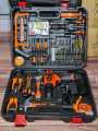 Double Battery 100 Pure Copper Winding 24 Volt Hammer Hilti Electric Variable Drill Machine Wireless Hammer Drill Machine Impact Drill Machine Two Way Rotation Screw Driver Rechargeable Screwdriver Drill Machine 13mm Drill Machine Toolkit Power Tools Kit. 