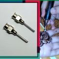 mehndi injection pen kit mehndi pen with 1 bottle & 8 nozzles for creating henna mehndi designs- diy mehndi applicator tool kit. 