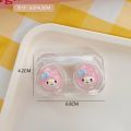 Kawaii Sanrio Kuromi Contact Lens Case - Adorable & Practical Storage. 