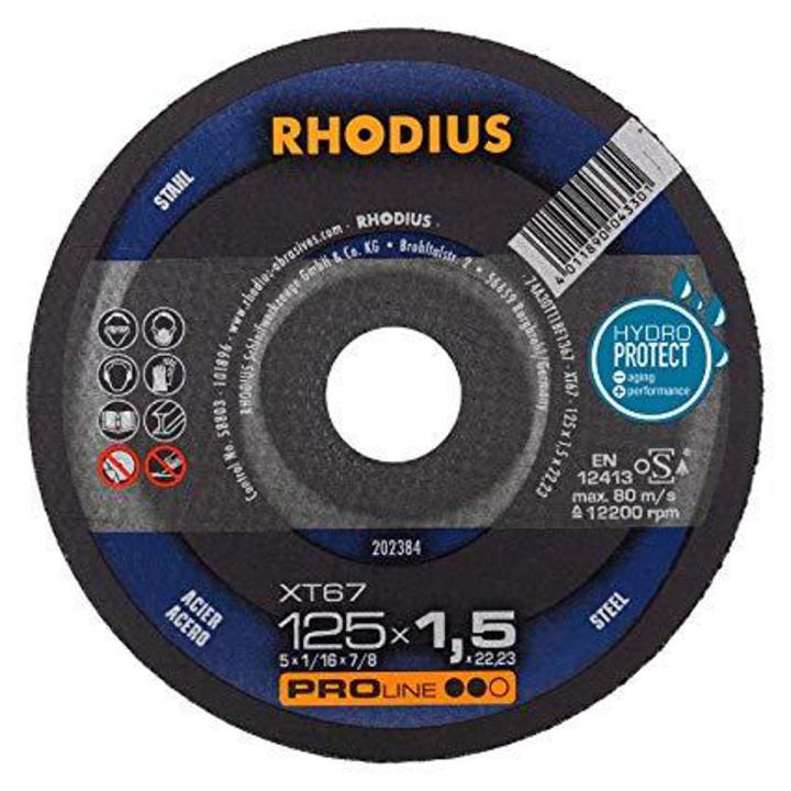 Rhodius Abrasive Metal Cutting Disc 5 - Black