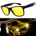 1pc Night Vision Glasses Classic Women Men Mirrored Fashion Anti Glare Sunglasses Outdoor Drivers Shades. 