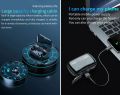 TWS M10 Original Earphones Bluetooth Headphones with Mic Earbuds 3000Mah Charger Box LED Display Fone Wireless Bluetooth Headset F9 F9-5 M28 M90 Pro. 