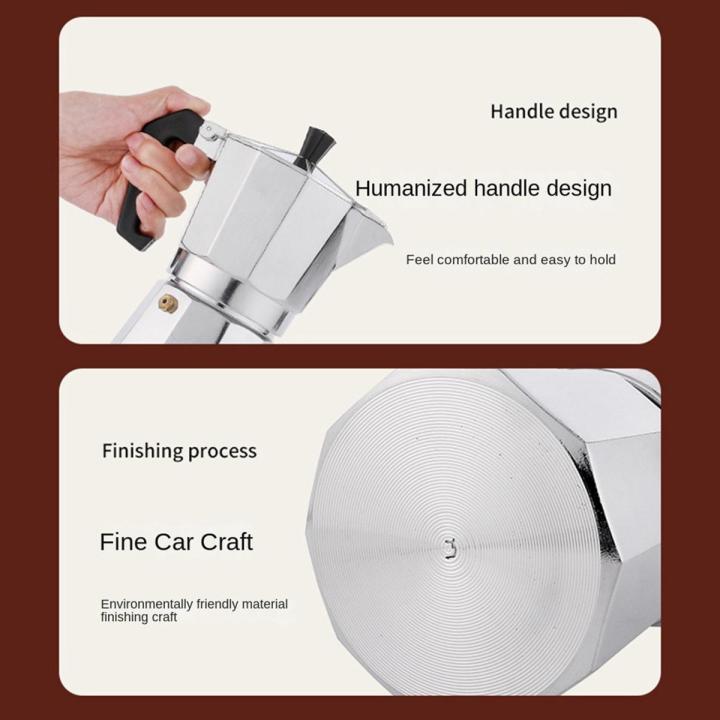 moka pot coffee-1 x moka pot-
